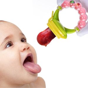 Fruit speen Groen - leren fruit proeven - fruit sappen drinken - tepel vormige speen - fopspeen model - speen zelf vasthouden - ontdekken van smaken en geuren
