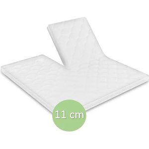 Rayon-All-Season- Split -Topdek-Topper-Matras-Nasa-Traagschuim-Koudschuim-HR58-Tencel-Bamboe, 160x210cm, Dikte 11 cm