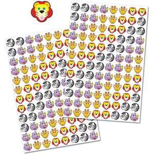 Dieren Stickervellen - Stickers Dieren - Stickervellen Kinderen - Beloningsstickers Jongens - Knutselen Meisjes - Dierentuin Stickers - Stickervellen - Stickers - Dierenstickers - Stickervellen Diertjes - Hobbystickers - Beloningsstickers