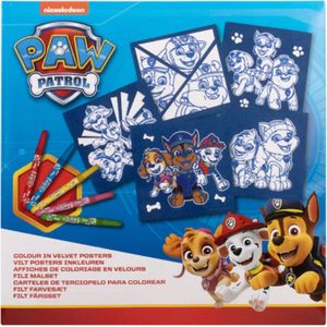 Viltkleuren - Kleurplaten inclusief 5 stiften - Thema: Paw Patrol / Pawpatrol - Superman Kleurplaten - Kleurboek - Tekenen & Creativiteit - Kleurboek voor Peuters, Kleuters & Kinderen - 5 x Kleurplaat met Vilt - Luxe & Hoge Kwaliteit