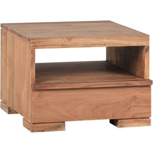 Rootz Nachtkastje - Acaciahout - 1 lade opbergruimte - Landelijke stijl - Massief hout - 30 cm nachtkastje