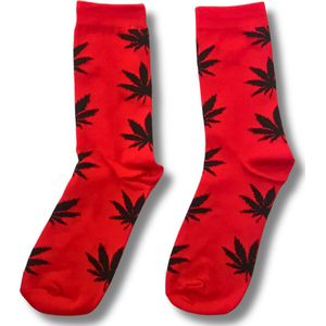GILL'S - Wiet sokken - Cannabis sokken - Hemp Leaf Socks - Skate sokken – Hennep sokken – Wietsokken - Sokken - Feest Sokken - Maat 36-42