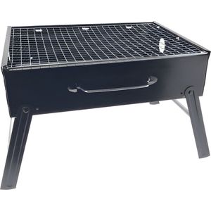 BBQ - Barbecue - Draagbaar - Draagbare barbecue - Houtskool barbecue - 2 tot 4 persoons - Opvouwbaar - Compact - ILFAshopping