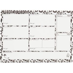 Weekplanner A4 - To Do List - Planning - Dagplanner - Week Planner - Productiviteit - Familieplanner - Papieren Planner - Planner Zonder Datum - Notitieblok - Dagplanning - Gezinsplanner - Werkplanner - Productief Werken