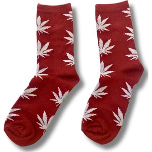 GILL'S - Wiet sokken - Cannabis sokken - Hemp Leaf Socks - Skate sokken – Hennep sokken – Wietsokken - Sokken - Feest Sokken - Maat 40-45