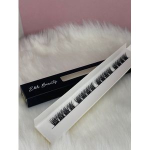 EHH BEAUTY - DIY Lashes - Wimper Stukjes - 12MM - 25x herbruikbaar - Perfect voor Wimperverlenging en Volume