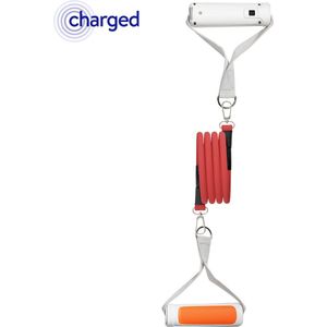 Charged Smart Weerstandsband - Resistance band - 10/40 LBS - Bluetooth - Met App