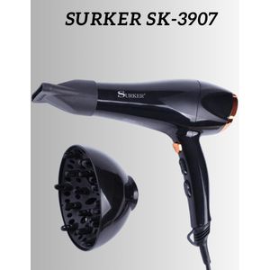 Surker SK-3907 - Proffesionele Haardroger - Krachtige Föhn - inc. blaasmond & diffuser - 2000 Watt
