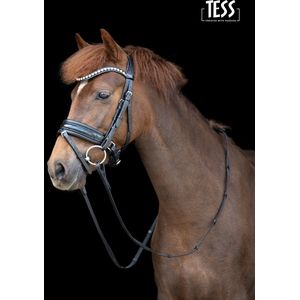 Tess Hoofdstel standaard Pony zwart