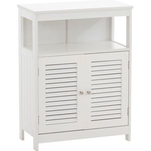 wandkast - ladekast - dressoir - halmeubel - wit - 30x60x89cm