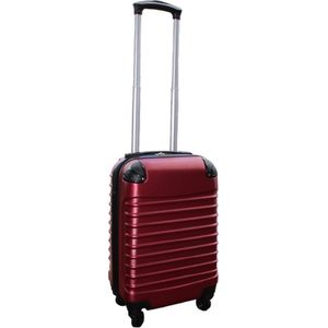 Royalty Rolls handbagage koffer met wielen 27 liter - lichtgewicht - cijferslot - bordeauxrood
