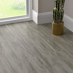 PVC Laminaat Kathi - Zelfklevend - Set van 28 - Stonewashed eik - 3,92 m²