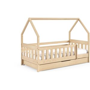 NADUVI - Lynn - Kinderbed - Naturel - Hout
