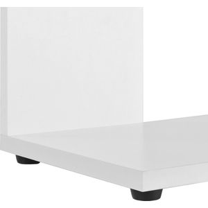 Boekenkast Plank Justina - 159x45x23,5 cm - Wit - Decoratief Design