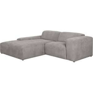 by fonQ Wonder 3-zitshoekbank met Chaise Longue Links - Rib