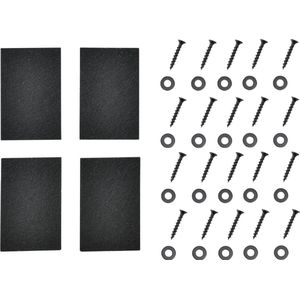 Stalen X Tafelpoten Rogerio - Set van 2 - Meubelpoot - 79x72 cm - Zwart