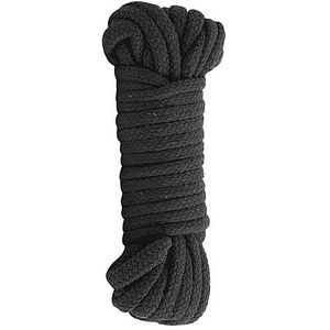 * Basic - Cotton Bondage Rope Japanese Style - Black 10mtr