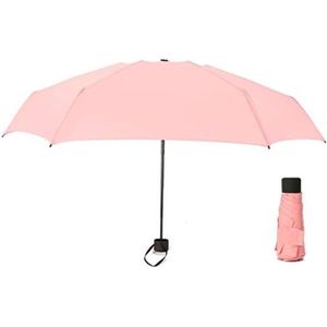 Opvouwbare Mini Paraplu - Licht Roze - Regen - Herfst - Paraplu