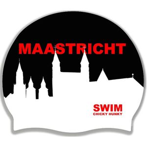 Siliconen badmuts MAASTRICHT Silicone Swim Caps - Unisex | Funky