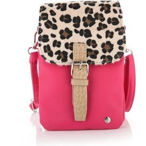 Crossbodytasje/Telefoontasje Indy - Panter Pink