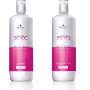 Schwarzkopf Professional IGORA senea Color Shampoo 1000ml + Color Conditioning Cream 1000ml