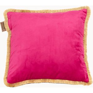 Carino - Fuchsia - Velvet Fringe Gold