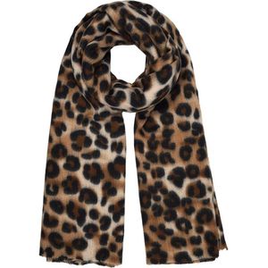 Damesjaal - Trendy - Panter - Bruin/Camel - Winter