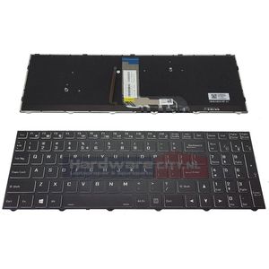 RGB backlit keyboard geschikt voor Clevo NH70ED(US/NL Qwerty)