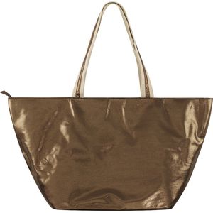 Standtas - Weekendtas - Metallic Shopper - Tas - Big - Bruin