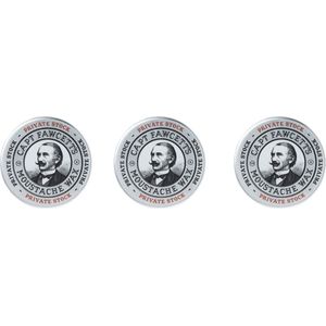 Captain Fawcett Private Stock Moustache Wax 15ml x 3