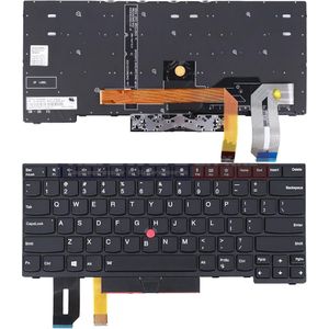 Backlit keyboard geschikt voor Lenovo ThinkPad P14s Gen 1 US/NL Qwerty keyboard