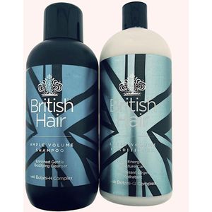British Hair AMPLE VOLUME SHAMPOO + CONDITIONER 2X946ml