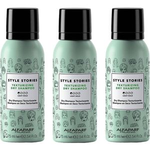 Alfaparf Style Stories Texturizing Dry Shampoo 75ml - 3 stuks