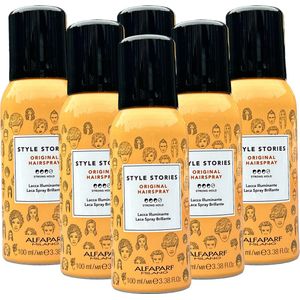 Alfaparf Style Stories Original Hairspray Strong Hold 100ml - 6 stuks