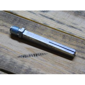 Wisselstift - 9 cm - 8 x 8 mm - M 14 - 15 mm