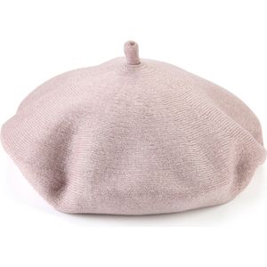 Winter - Baret - Dames - One Size - Taupe/Pale Pink - Hoofdmode
