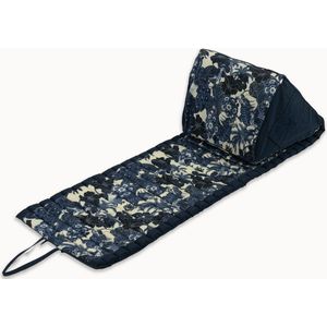 Strandmatras - dragon navy blue