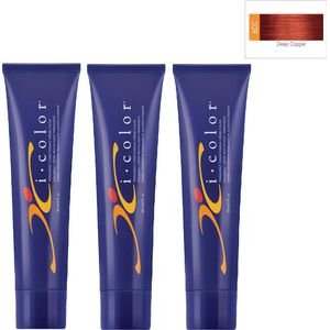 ISO i color Permanent Conditioning Crème Color 60ml 6CC Deep Copper x 3 tubes