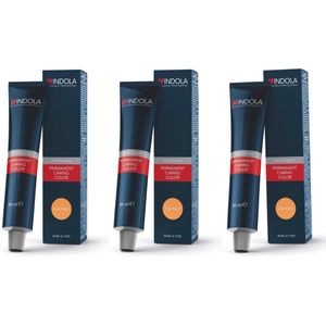 Indola Profession Permanent Caring Color Contrast 60ml – C.76 contrast violet rood - 3 tubes