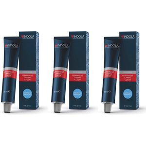 Indola Profession Permanent Caring Color Natural & Essentials 60ml – 8.32 licht blond goud parel - 3 tubes