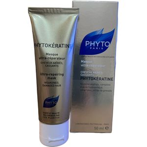 Phyto Paris Phytokératine Masker Ultra Repair 50 ml tegen Beschadigd en Broos haar