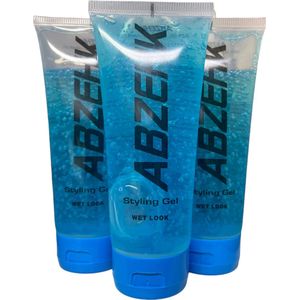 3x Abzehk Wet Look Gel 200ml