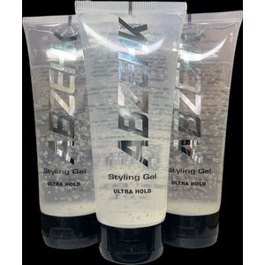 3 x Abzehk Styling Gel Ultra Hold 200 ml