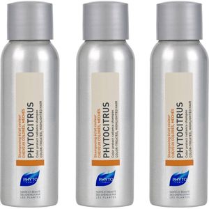 Phyto Paris Phytocitrus Color protect radiance shampoo Color-Treated, Highlighted Hair 50ml x 3