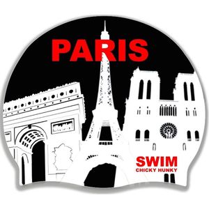 Siliconen badmuts PARIS Silicone Swim Caps - Unisex | Swim Chicky & Swim Hunky