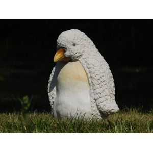 Handgeschilderd Beeld van een Pinguïn | Magnesia | Weerbestendig