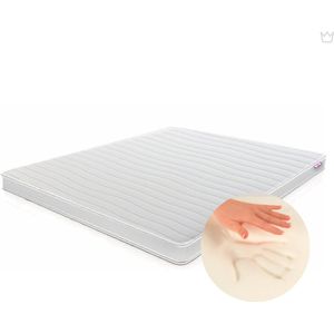 DELUXE Topper - 160x200 - 12cm dik - Traagschuim -Topdekmatras - Orthopedisch - Luxe hoes