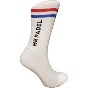 Mr Padel Holland- Witte sport sokken maat 36-41