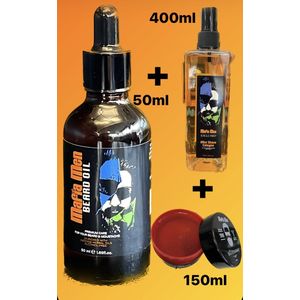 Mafia Men Baardolie + Aftershave Cologne Exclusief + Haarwax Exclusief 8