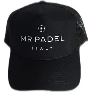 Mr Padel Italy Zwarte Cap / Pet - One Size